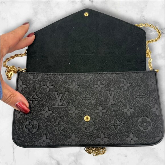 Louis Vuitton Black Empriente Felicie Pochette - Picture 9 of 12